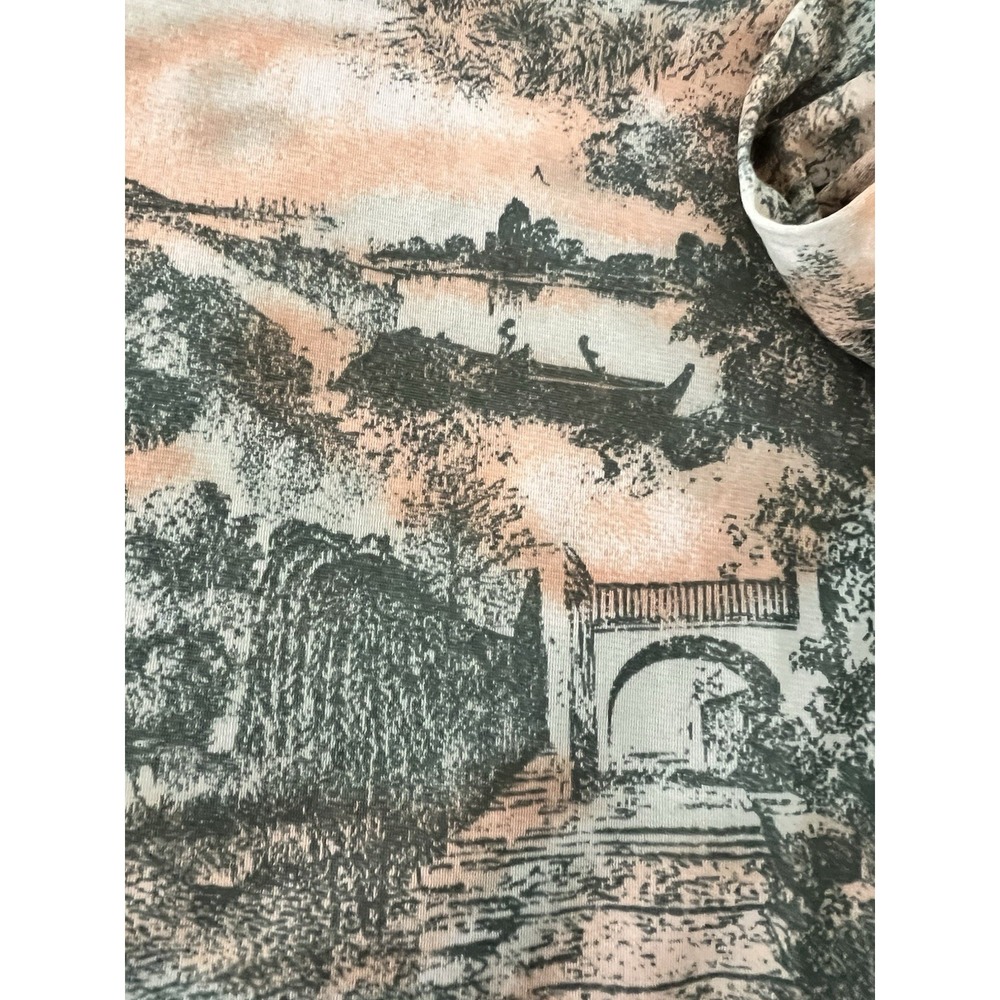 VTG 70s Randolph Disco Shirt Sz Medium Plants Trees Novelty Mens - Picture 9 of 12